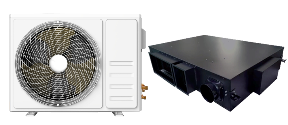 Integrated heat pump environment control with outdoor air